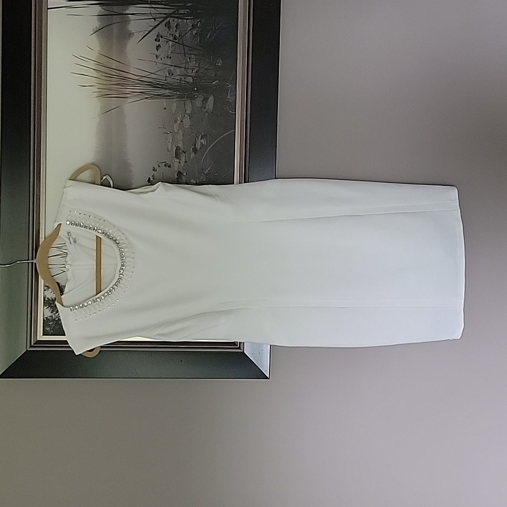White cocktail dress